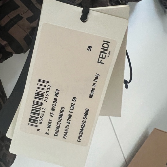 Authentic Fendi reversible jacket, sz 50 - Picture 6 of 6